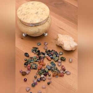 Murano And Inspired Murano Beads And Bead making Bundle trinket not Included